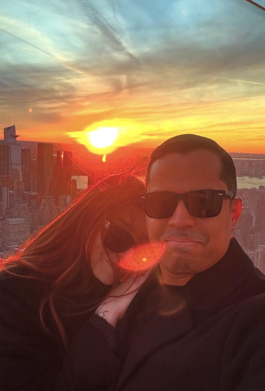 Pôr do sol na cidade